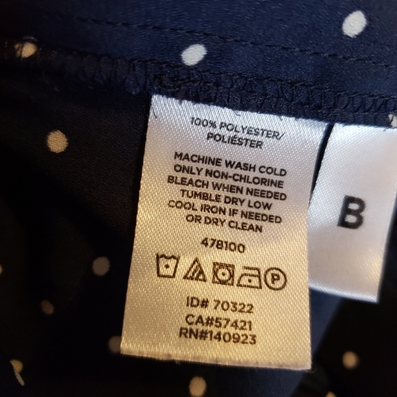 Loft Size Small dark blue and white polka-dot - Picture 6 of 6